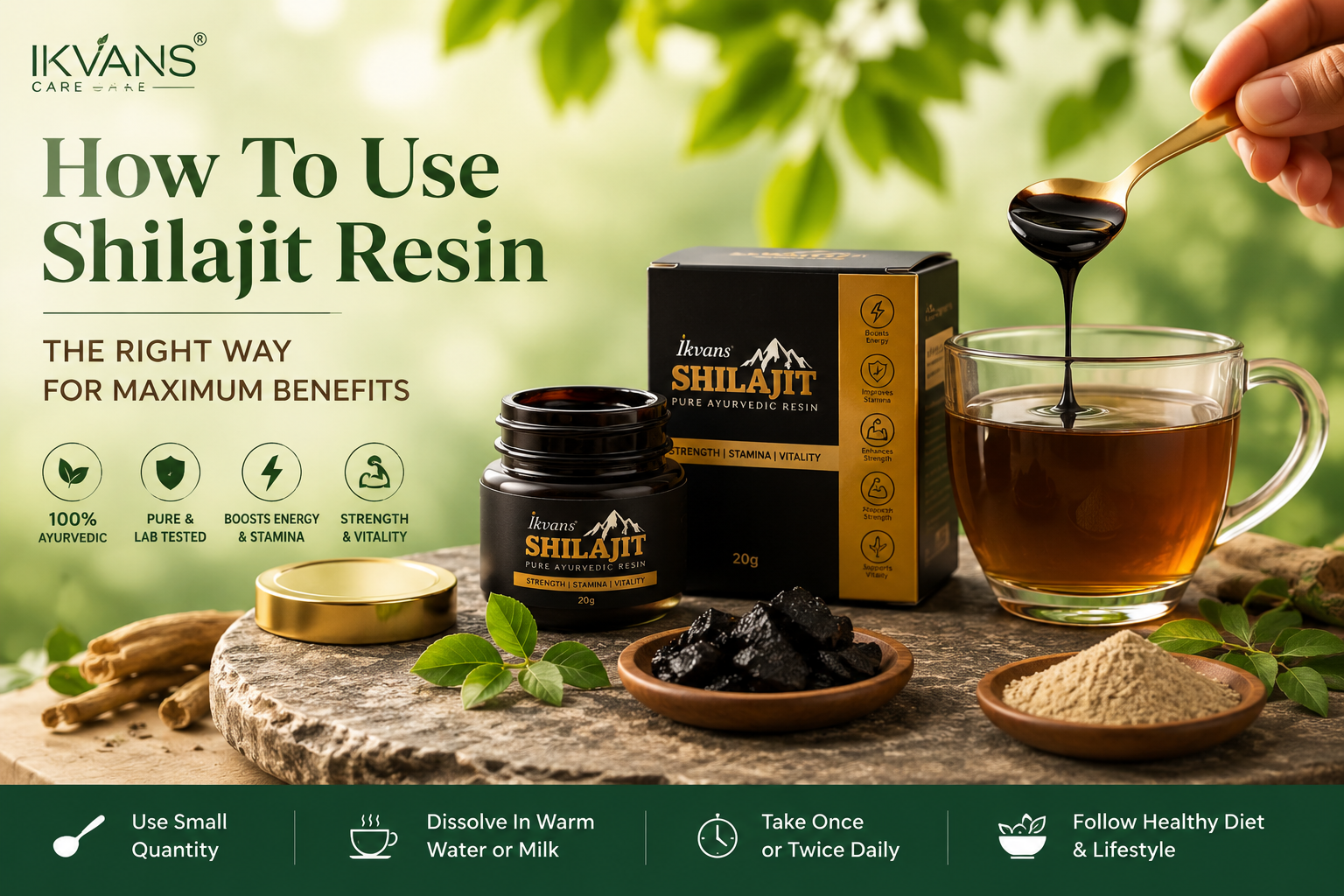 How to Use Shilajit Resin: Best Time, Method and Safety Guide